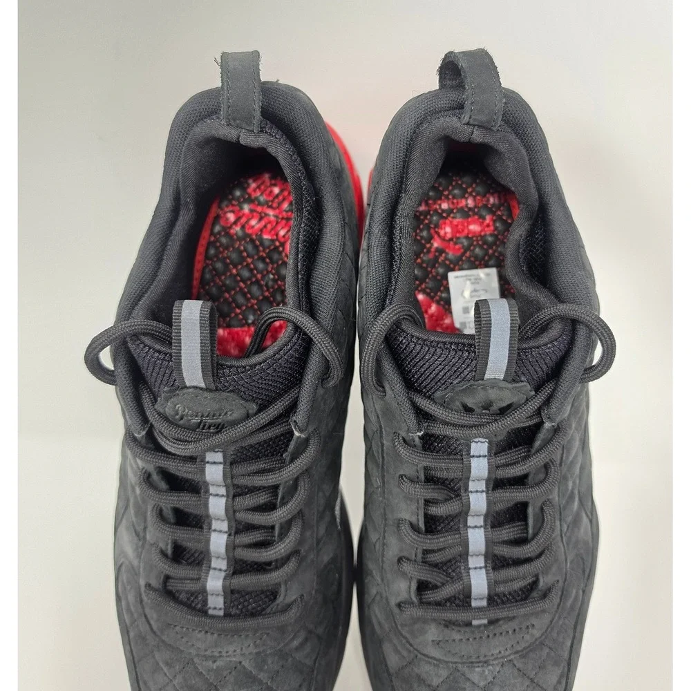 Puma R698 Nubuck x Highsnobiety x Ronnie Fieg Black/Red Shoes 360323 01 Men's 11